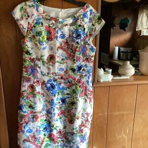 Liz Claiborne Dress Size 10 Summer Floral